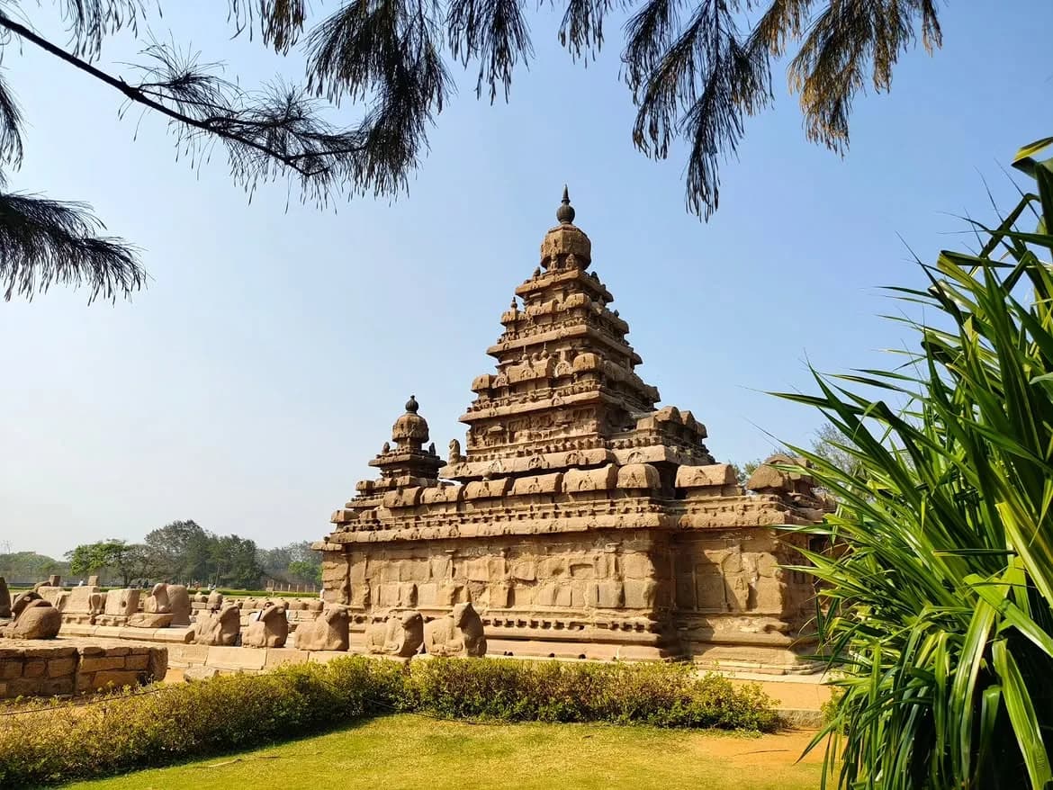 Mahabalipuram Shore Temple and Stone Monuments