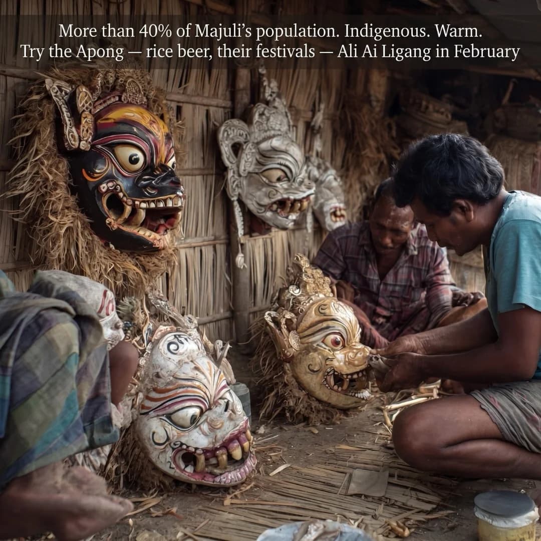 Majuli River Island and Satras
