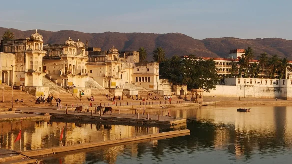 Pushkar Lake Ghats and Old Town